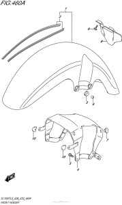 VL1500T Переднее крыло