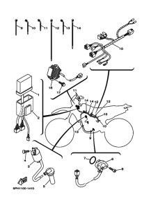 WR250F Equipo electrico