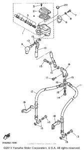 FJ1200D Главный тормозной цилиндр