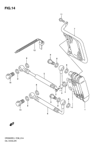 DR200 Масляный радиатор