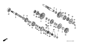 NX500 Трансмиссия