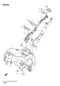 GSX-R1000 Frame comp