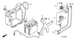 XL125V Аккумулятор