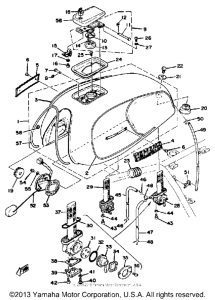XS1100F Топливный бак