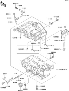 EX250 Crankcase(1 / 2)