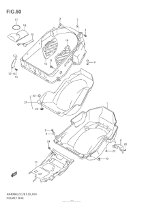AN400 (ABS) Кофр для шлема