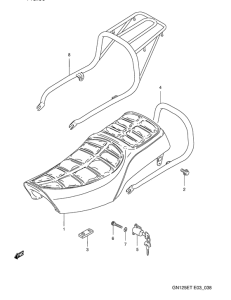 GN125 Пружина