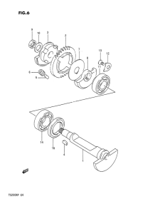 TS200 Балансир кривошипа