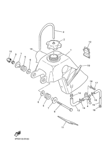PW50 Топливный бак