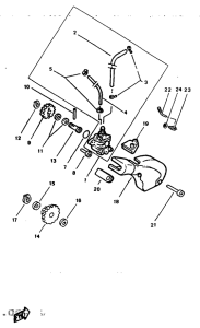 DT50R Масляный насос