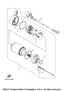 TW200E Стартер