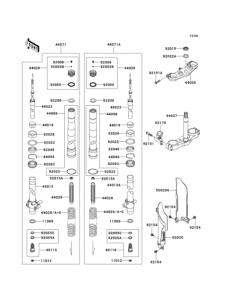  Передняя вилка