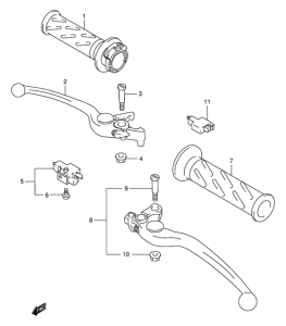 TL1000 Рулевой рычаг