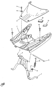 CW50RS Stand. footrest