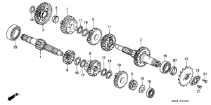 CB250 Трансмиссия