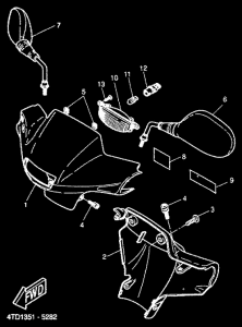 CW50RS Обтекатель 1