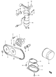 VS800 Масляный и топливный насос
