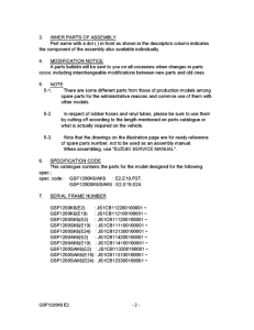GSF1200S Catalog preface