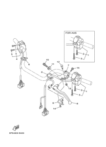 TDM900 Handle switch. lever
