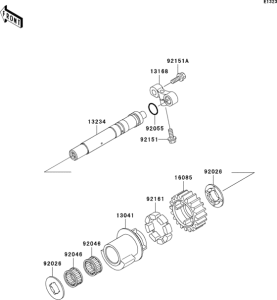 ZX1200 Валансирный вал