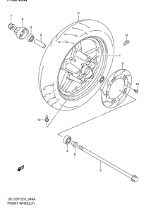 UC125 Transom + tube