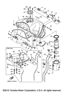 XT1200Z Топливная магистраль