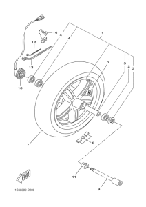 VP300 Переднее колесо