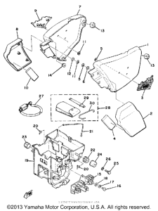 XS850SH Side cover tool