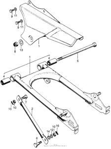 XL70 Swingarm + chain case