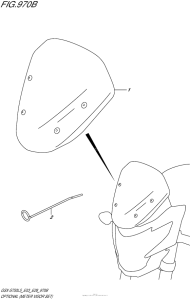 GSX-S750 Optional (Meter Visor Set)