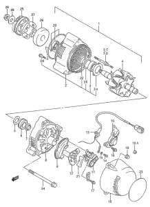 GSX600 Альтернатор