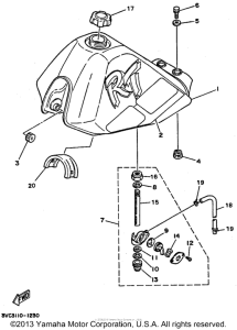 RT180B Топливный бак