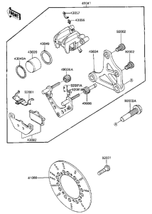 ZG1200 Передний суппорт
