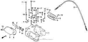XR250R Крышка головки цилиндров