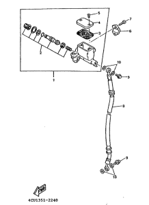 YE80 Главный тормозной цилиндр