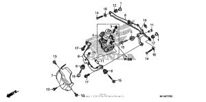 CBR600RR (ABS) Front power unit (cbr600ra)
