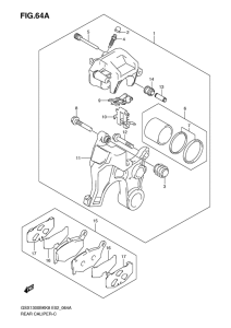 GSX1300BK (ABS) Задний суппорт