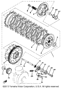 XS400SH Сцепление