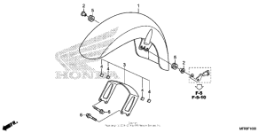 VT1300CT Front fender (1)
