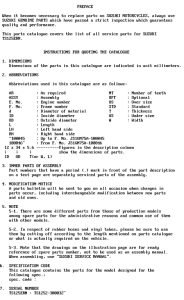 TS125 Catalog preface