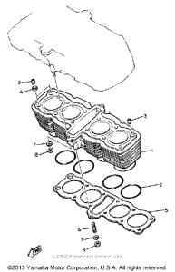XJ650H Цилиндры