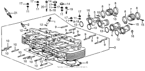 CB550 Головка цилиндров