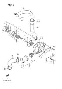 VS750 Водяная помпа
