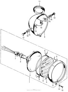 Z50A Headlight + headlight case