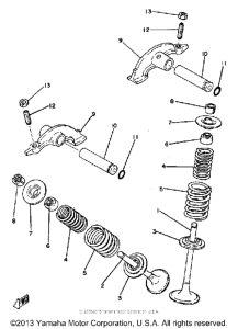 TT250H Клапана
