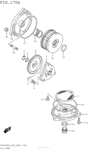TU250 Масляный насос