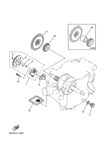 YB50 Масляная помпа в сборе