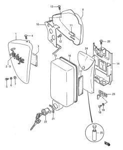 LS650 Обтекатель задний