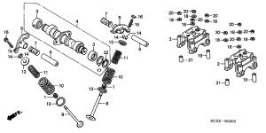 CM125C Распред вал / клапана
