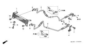 VFR800 (ABS) Масляный радиатор